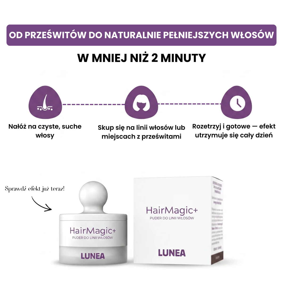 Lunea™ Puder Korekcyjny do Włosów